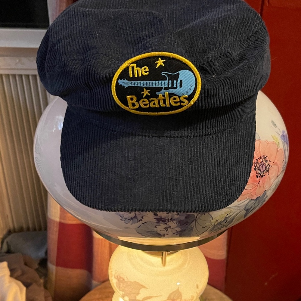The Beatles Navy Blue Cap with Yellow Logo
